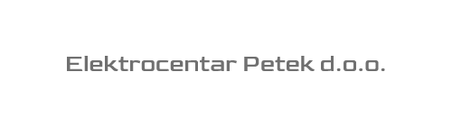 GE-GRAD PROMET, reference, Elektrocentar Petek